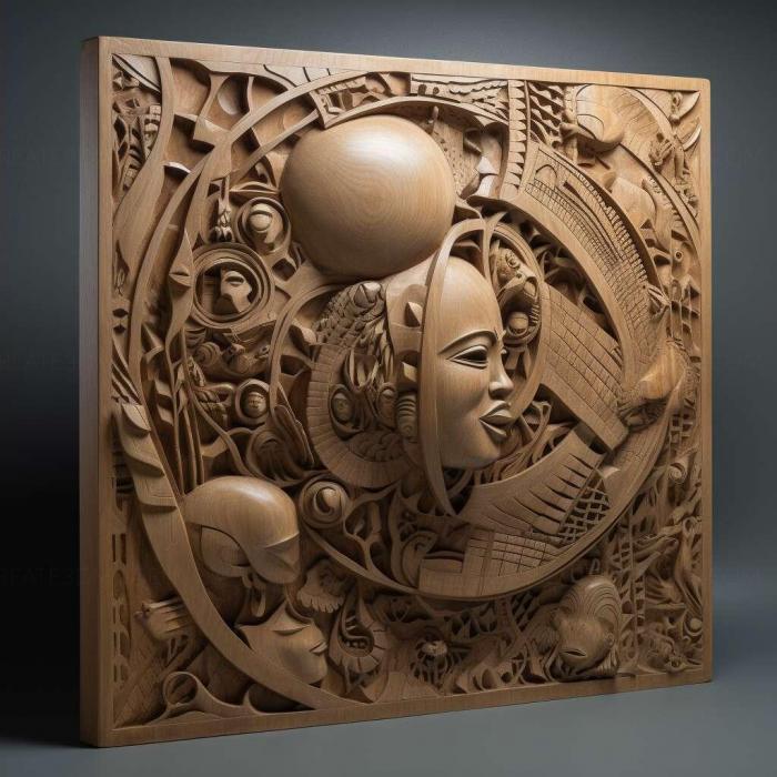 نموذج ثلاثي الأبعاد لآلة CNC 3D Art 